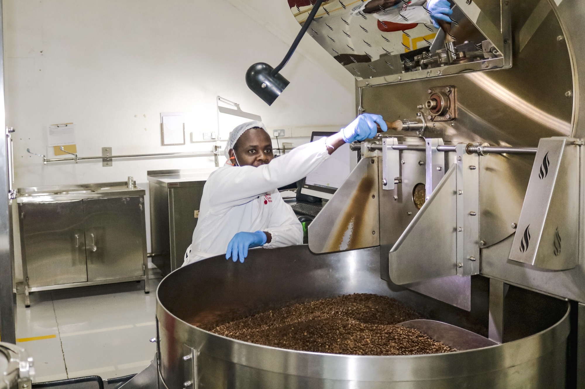 African Coffee Roaster Quality Control Laboratory